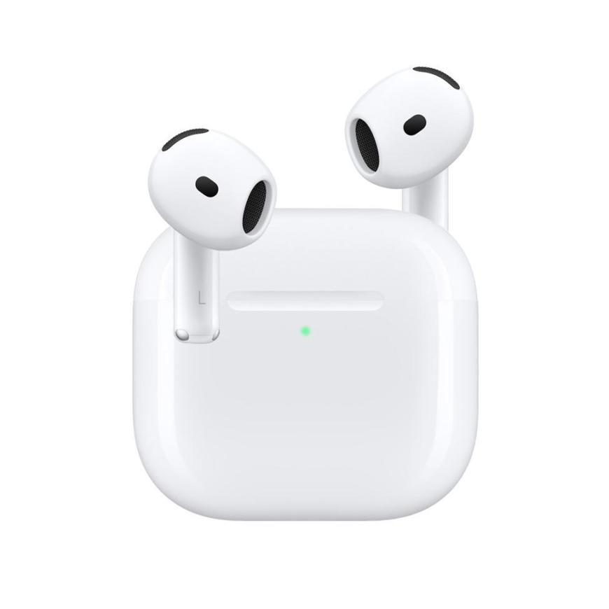 Наушники Airpods 4 ANC 2024 С Беспроводным Зарядным Футляром White