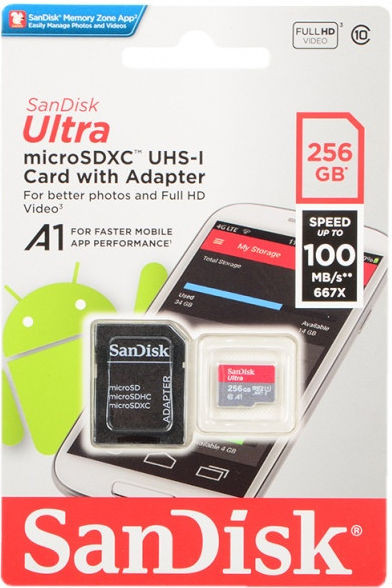 Micro SD SanDisk Ultra 256GB