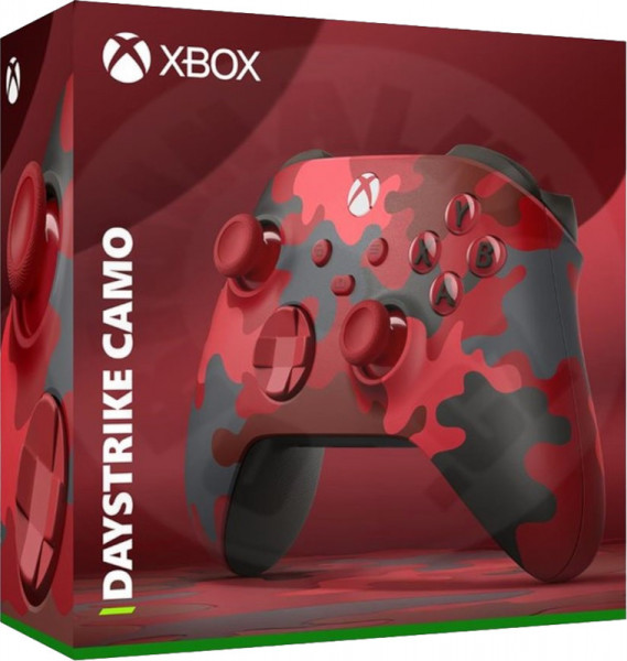 Wireless Controller Xbox Series (Daystrike Camo / Красный Камуфляж)
