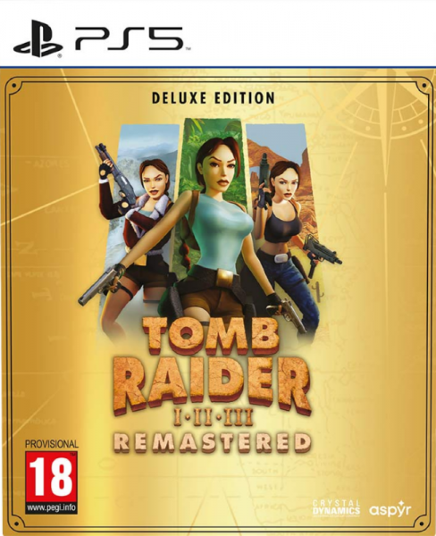 Tomb Raider 1-3 Remastered Deluxe для PS5 (Русская версия)