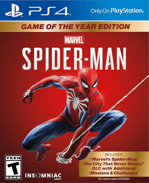 Marvel Spider Man: Game of The Year Edition для PS4 (CUSA 11995)