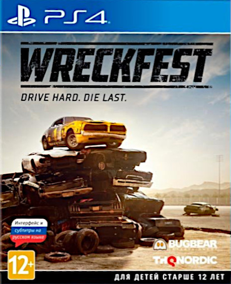 Wreckfest Drive Hard Die Last для PS4 (CUSA08652) (Rus Text)