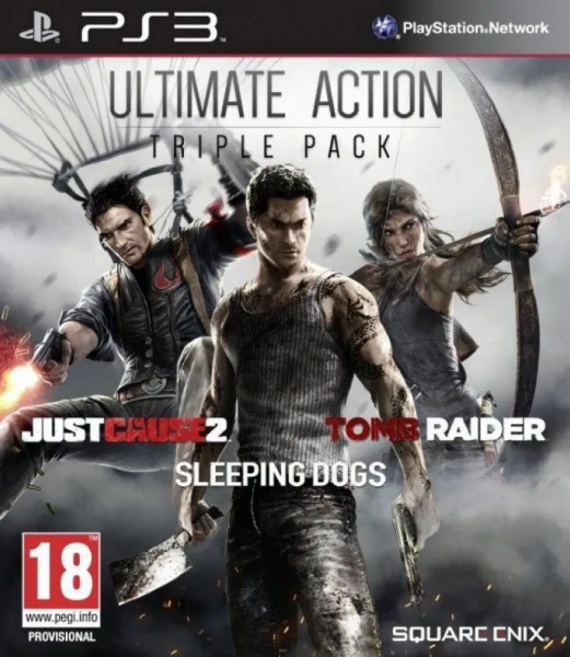 Just Cause 2 + Sleeping Dogs + Tomb Raider Triple Pack для PS3