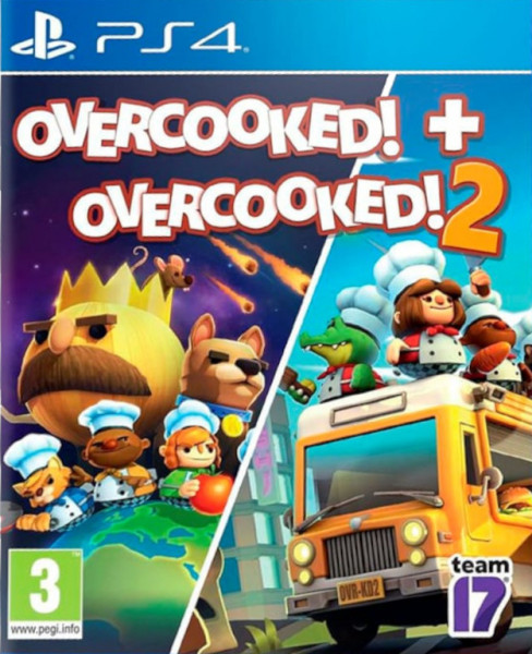 Overcooked & Overcooked 2 Bundle (Адская кухня 1 + 2) для PS4 (Eng)