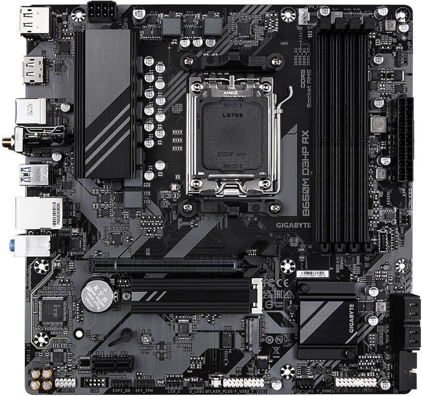 Материнская плата AM5 Gigabyte B650M D3HP AX V1.2