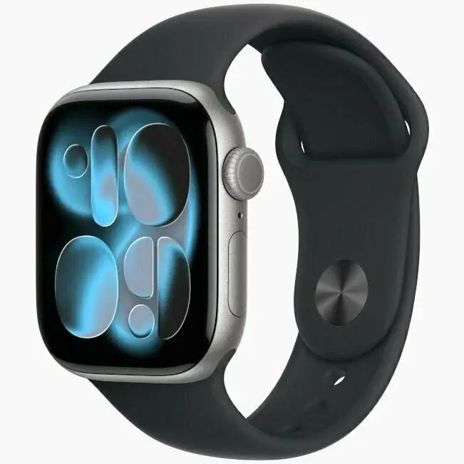Часы Apple watch S11 46 Sp.Gray Al.C Black SB S/M MEV04