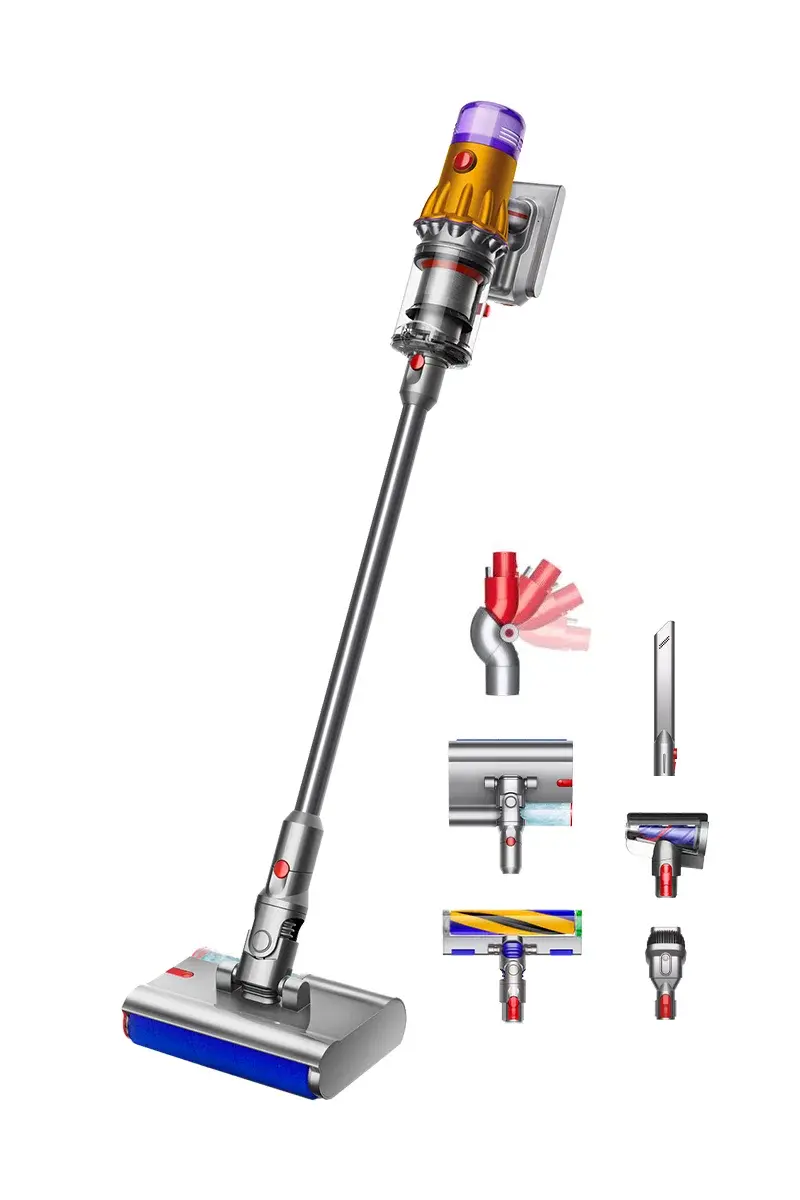 Пылесос Dyson V12s SV46 Detect Slim Submarine Yellow /Nickel EU