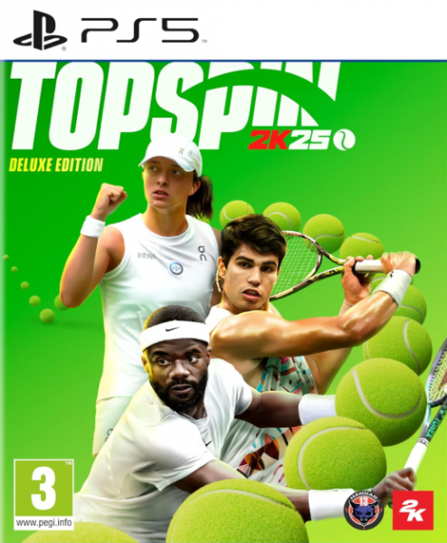 TopSpin 2k25 Deluxe Edition для PS5 (PPSA 06899) (Английская версия)