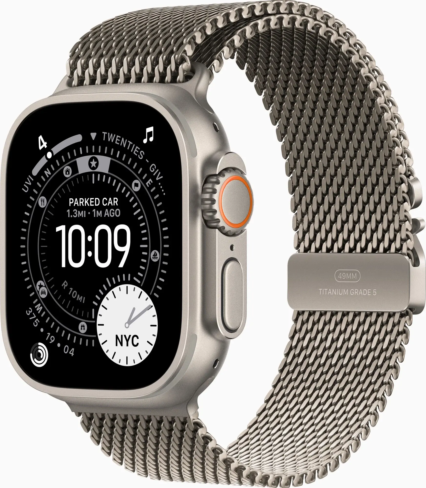 Часы Apple watch Ultra 3 (2025) (МЕТАЛИЧЕСКИЙ РЕМЕШОК) Natural/Natural TML M MEWY4