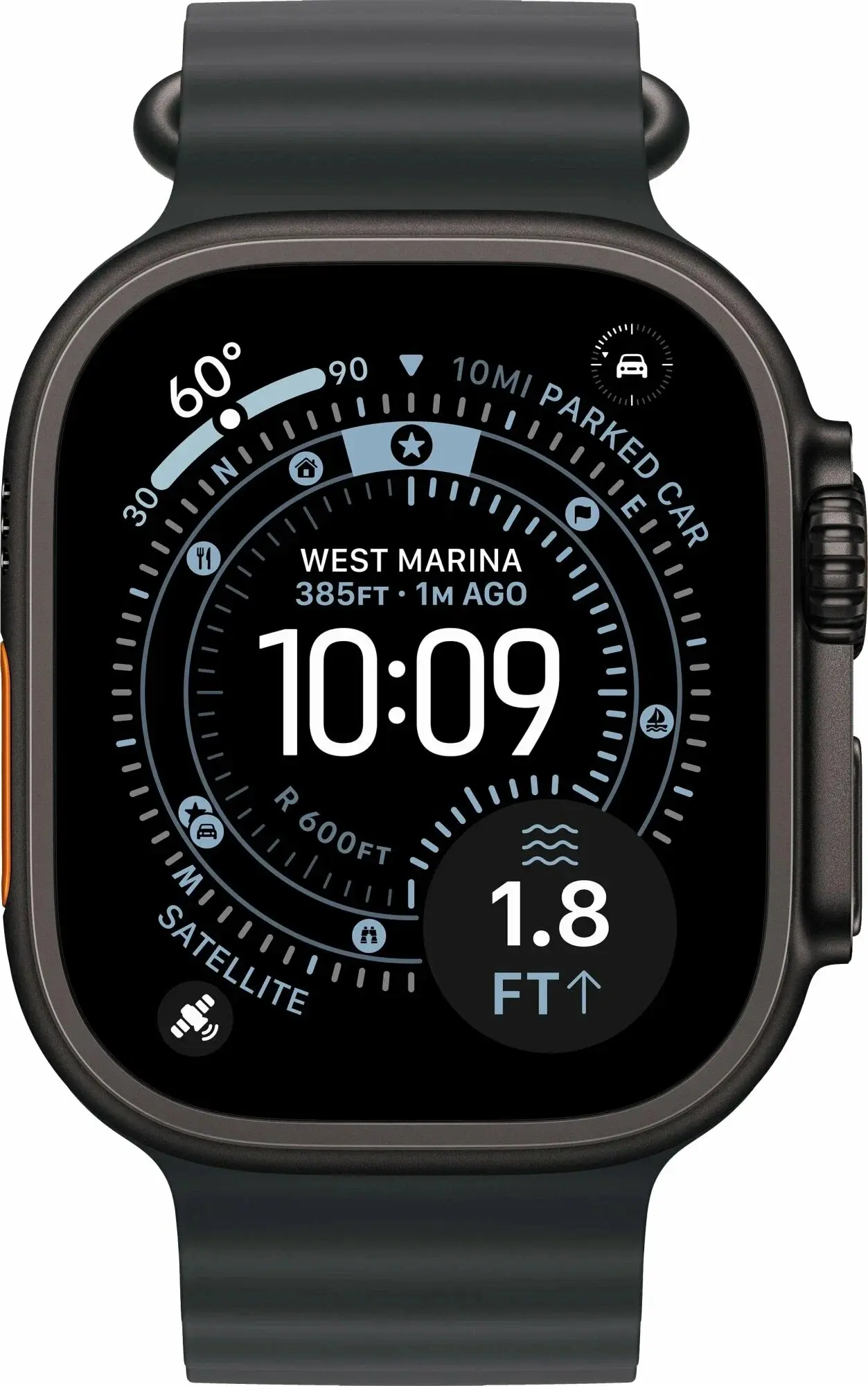 Часы Apple watch Ultra 3 49 Natural Ti AB Navy OB MEWH4