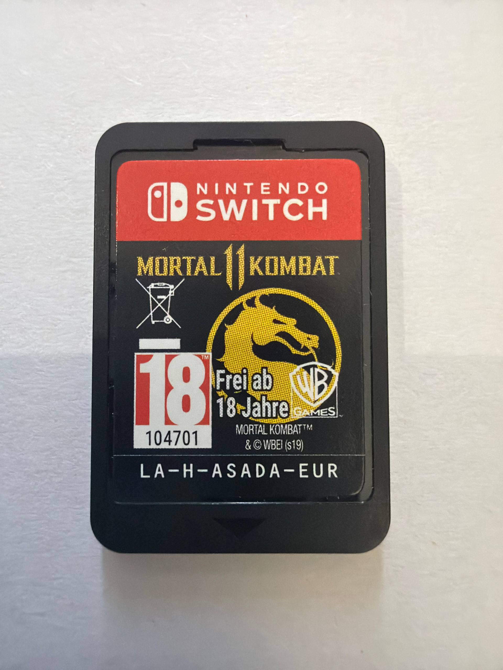 Игра Nintendo Switch Mortal Kombat 11 Б/У