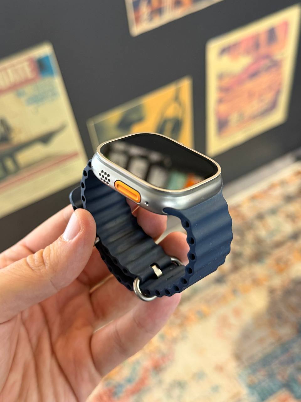 Apple Watch Ultra 2 49mm Natural Titanium Blue Ocean Band 91% Б/У