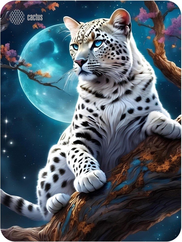 Коврик Cactus CS-MP-PRO16XL Snow Leopard