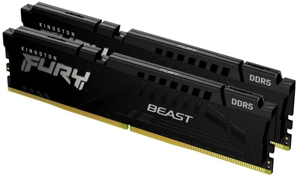 Модуль памяти DDR5 32Gb (2x16Gb Kit) Kingston 6000 Fury Beast KF560C36BBE2K2-32