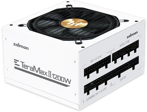 Блок питания 1200w Zalman ZM1200-TMX2 WH (ATX 3.1, 80 Plus Gold, модульный, 16-pin Gen5 белый)