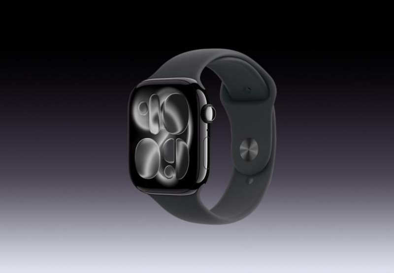 Часы Apple watch S12 46 Black AL Black SB M/L MJEL4