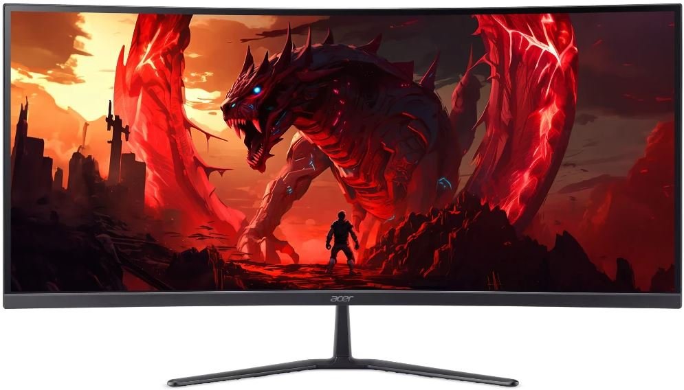 Монитор 34'' Acer ED340CURW0biip 1500R, 21:9, VA, UWQHD, 1/5ms, 250cd, 240Hz