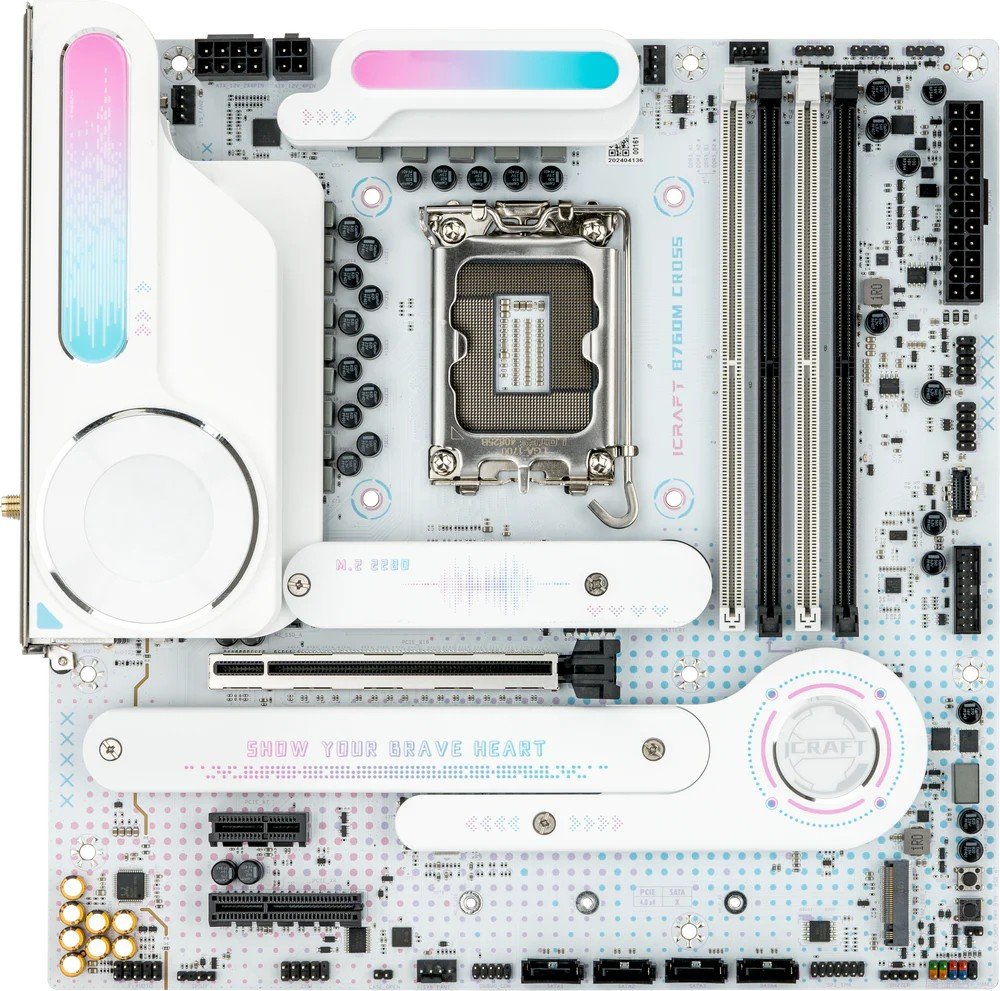 Материнская плата LGA 1700 MAXSUN MS-iCraft B760M CROSS (mATX, 4xDDR5)