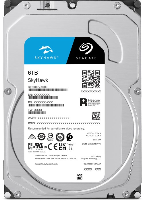 Жесткий диск 6000Gb Seagate SkyHawk ST6000VX009