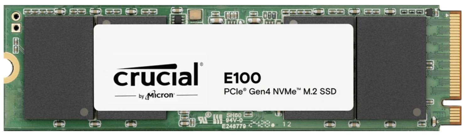 Жесткий диск SSD 2TB M2 Crucial E100 CT2000E100SSD8 PCIe 4.0 x4 5000/4500MBs