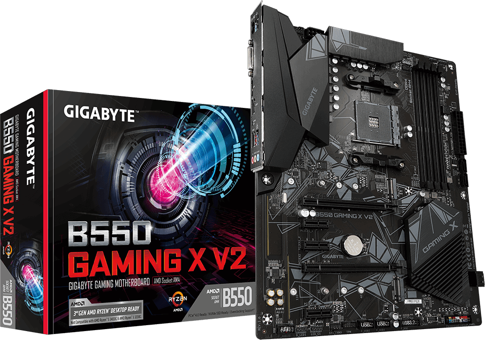 Материнская плата AM4 Gigabyte B550 Gaming X V2