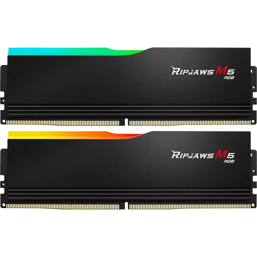Модуль памяти DDR5 64Gb (2x32Gb Kit) G.Skill 6400 Ripjaws M5 RGB F5-6400J3239G32GX2-RM5RK