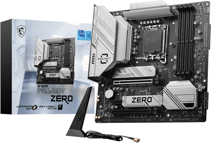 Материнская плата 1700 MSI B760M Project Zero