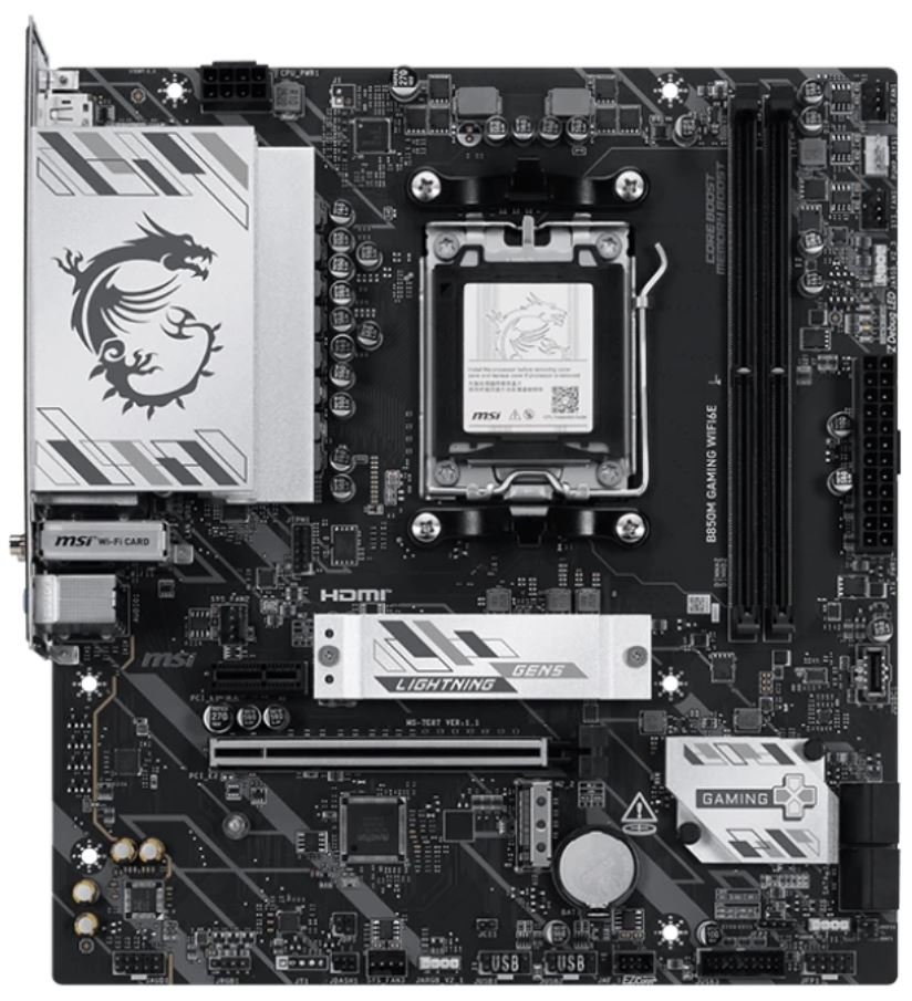 Материнская плата AM5 MSI B850M GAMING WIFI6E