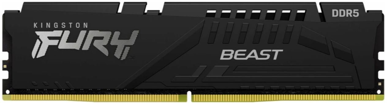 Модуль памяти DDR5 16GB Kingston Fury Beast 6000 CL30 KF560C30BBE-16