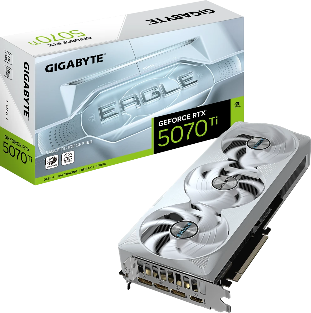 Сравниваем две лучшие версии RTX 5070Ti от Gigabyte: EAGLE OC ICE vs WINDFORCE OC