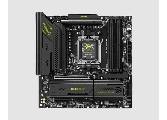 Материнская плата AM5 MSI MAG B850M MORTAR WIFI (mATX, 4xDDR5)