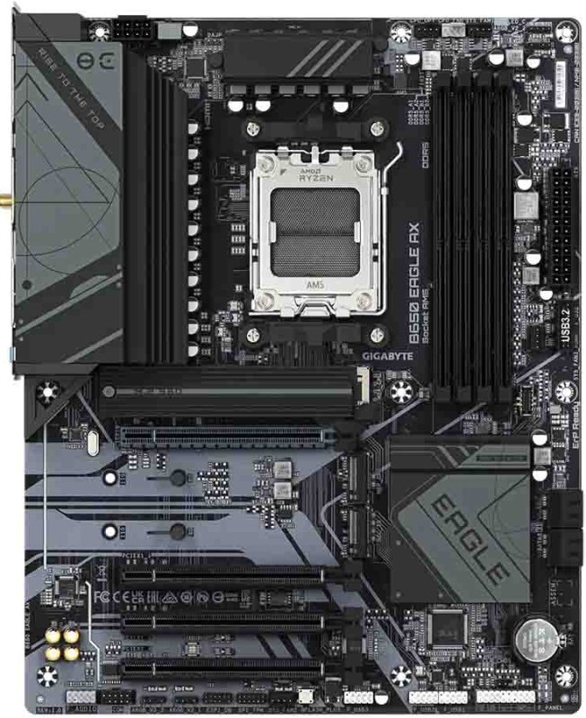 Материнская плата AM5 GIGABYTE B650 EAGLE AX (ATX, 4xDDR5)