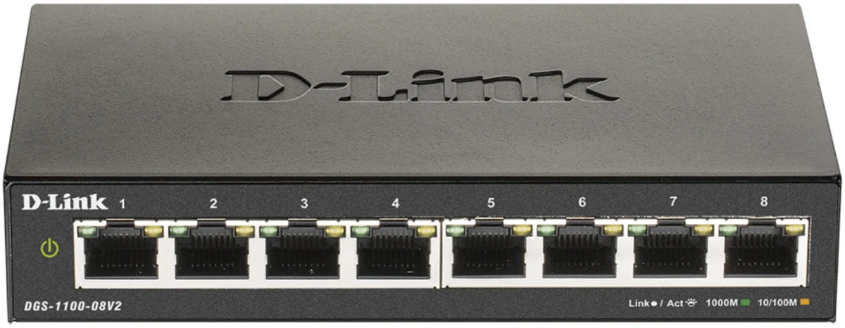 Коммутатор 8port D-Link DGS-1100-08V2/A1A