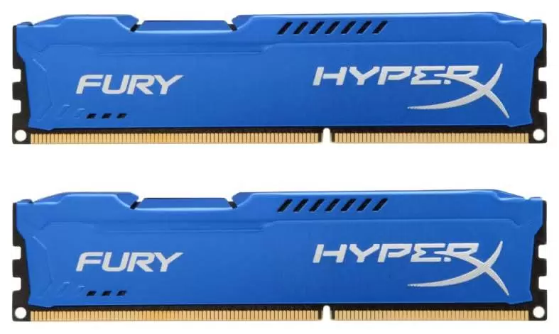 Модуль памяти DDR3 16Gb (2x8Gb Kit) Kingston 1600 HyperX Fury Blue HX316C10FK2/16