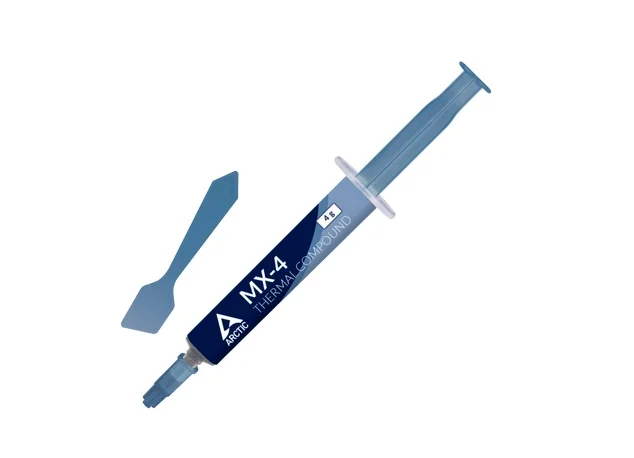 Термопаста ARCTIC MX-4, 4 г, 8.5 Вт/мК, серый (ACTCP00031B)