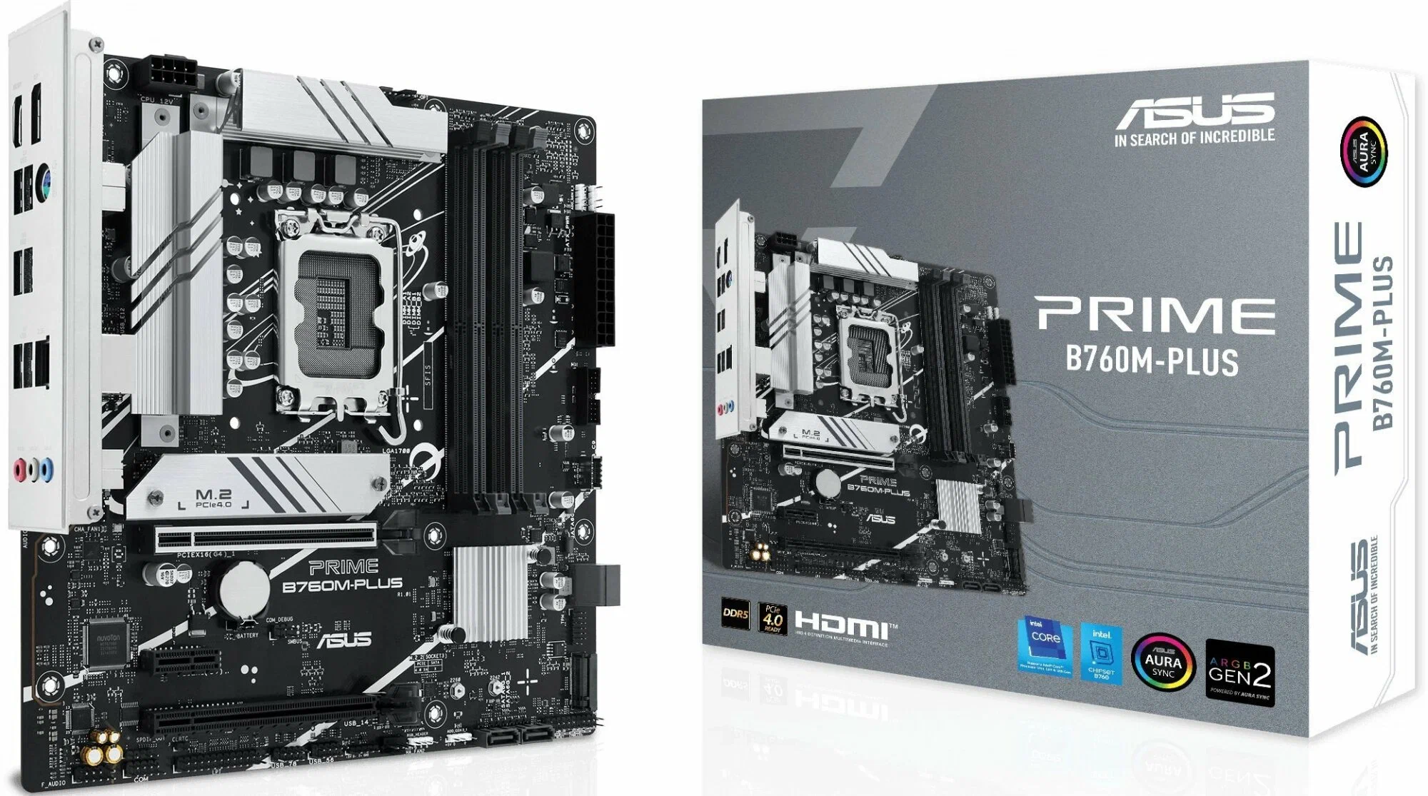 Материнская плата 1700 Asus B760M-Plus Prime