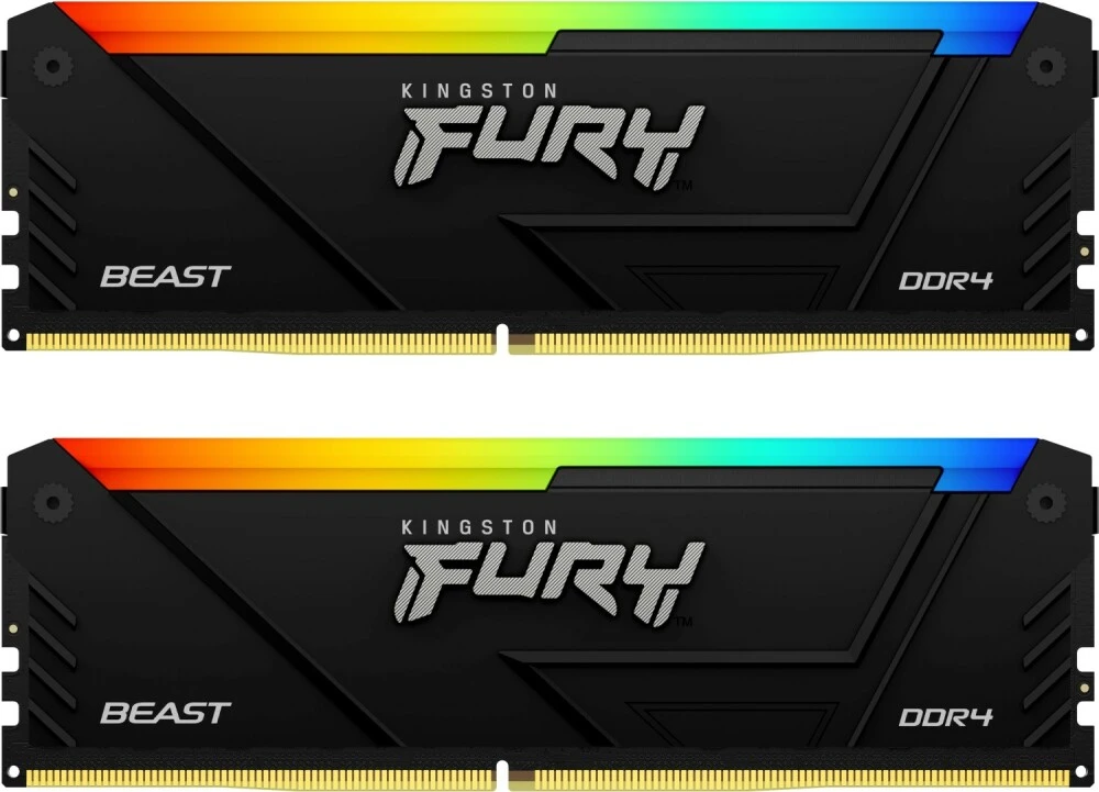 Модуль памяти DDR4 32Gb (2x16Gb Kit) Kingston 3600 Fury Beast KF436C18BB2AK2/32