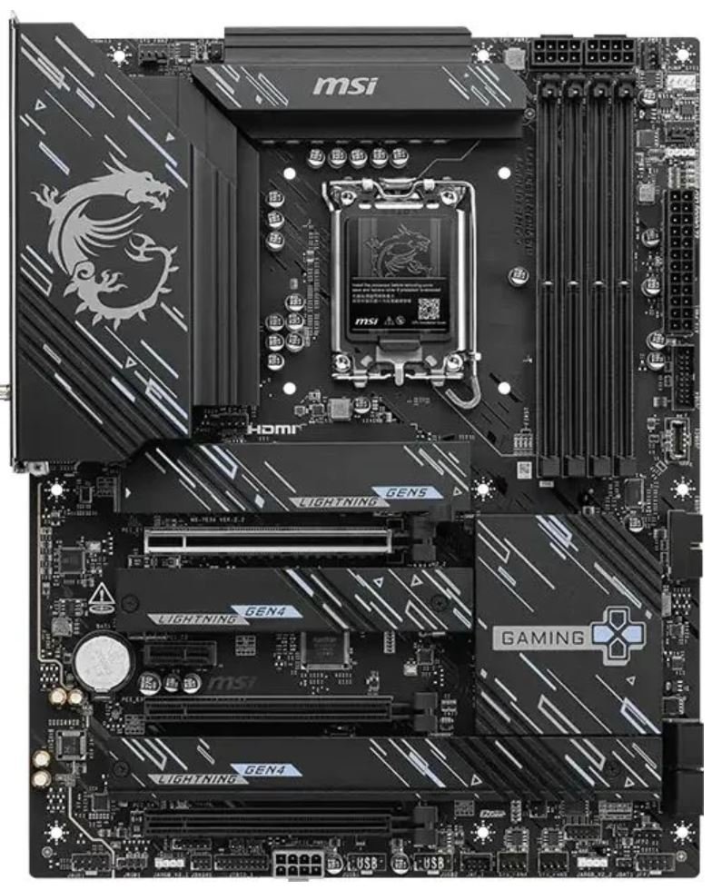 Материнская плата 1851 MSI Z890 Gaming WIFI6E (ATX, 4xDDR5)
