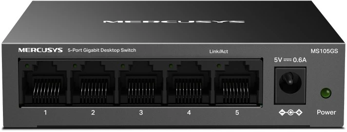 Коммутатор 5port Mercusys MS105GS