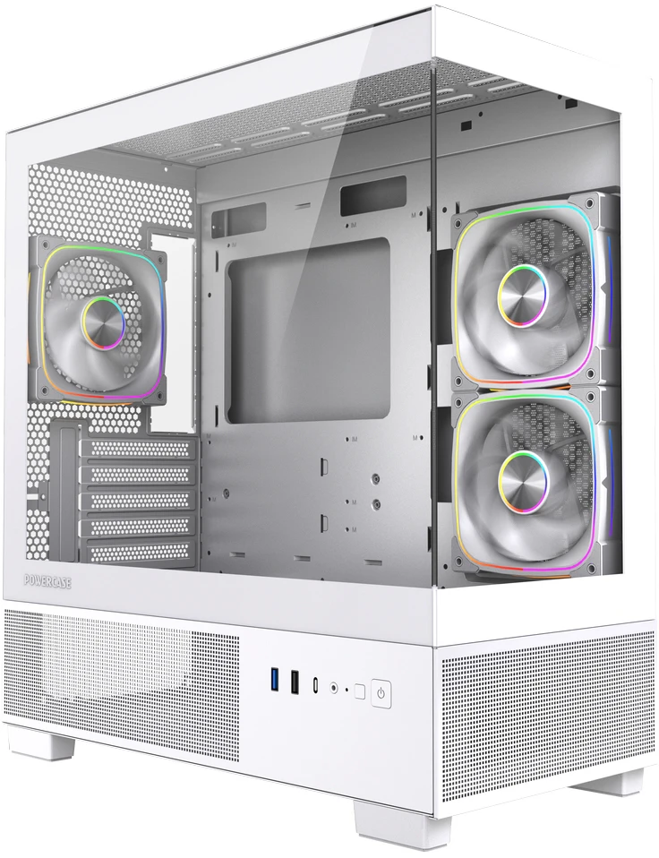 Корпус Powercase Vision Micro S4W (CVMMSHW-A3)