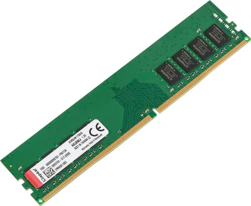 Б/у Модуль памяти DDR4 8GB Kingston 2400 KVR24N17S8/8