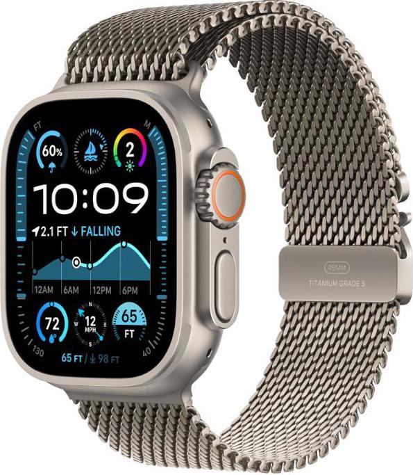 Часы Apple watch Ultra 3 49 Natural Ti Bl/Brt Bl Ti M/L MEWU4