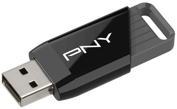 Флешка 512GB PNY Attaché X USB 3.2 Gen 1 (P-FD512ATTX-GE), серебристый/черный
