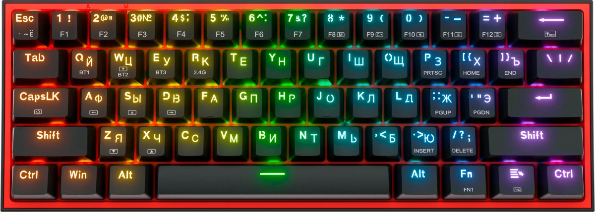 Клавиатура Redragon FIZZ PRO K616-RGB Black