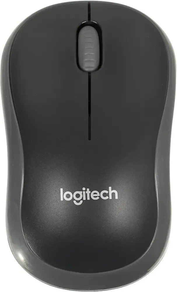 Беспроводная оптическая мышь Logitech M185, серый