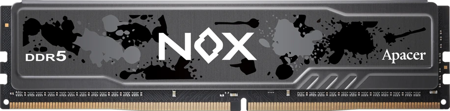 Модуль памяти DDR5 16Gb Apacer 6000 Nox AH5U16G60C622MBAA-1