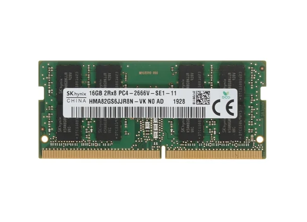 Модуль памяти SO-DIMM DDR4 16GB SK Hynix 2666MHz CL19 (HMA82GS6JJR8N-VK)