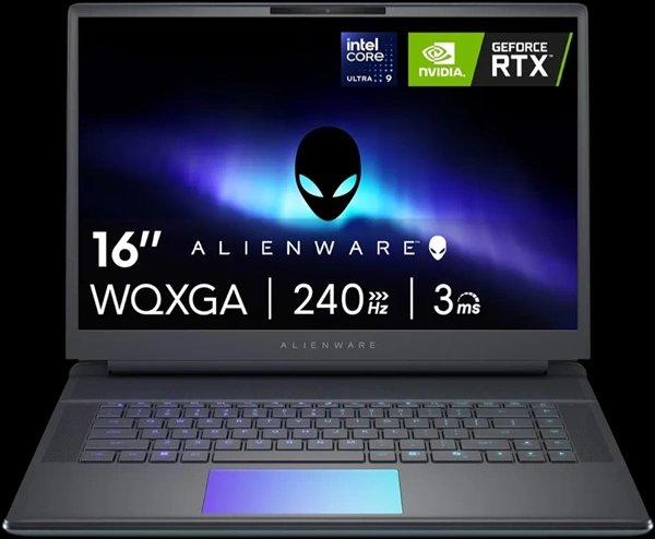 16" Ноутбук Alienware Area-51 Ultra 9 275HX 32Gb/2Tb/RTX 5070Ti бирюзовый