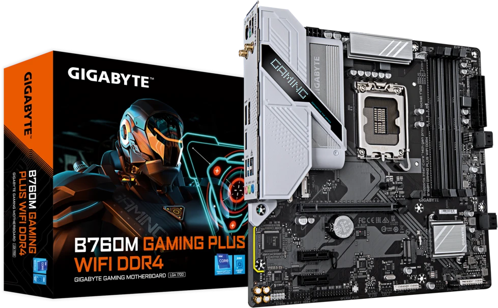 Материнская плата 1700 Gigabyte B760M Gaming Plus WIFI DDR4