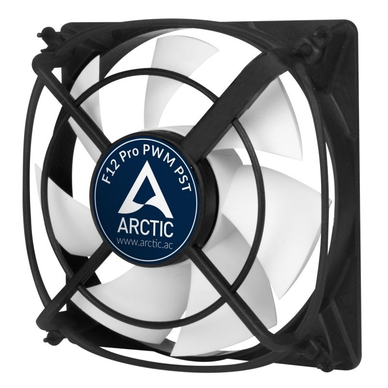 Вентилятор для корпуса 120MM ARCTIC F12 Pro PWM PST, чёрно-белый